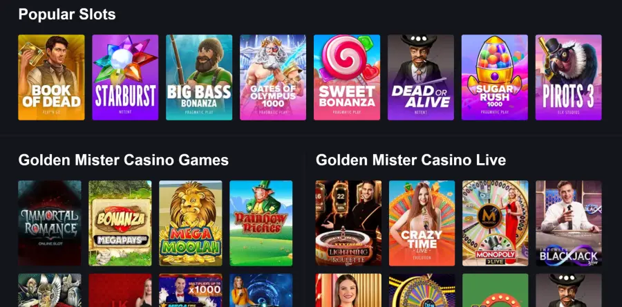 Golden mister casino review